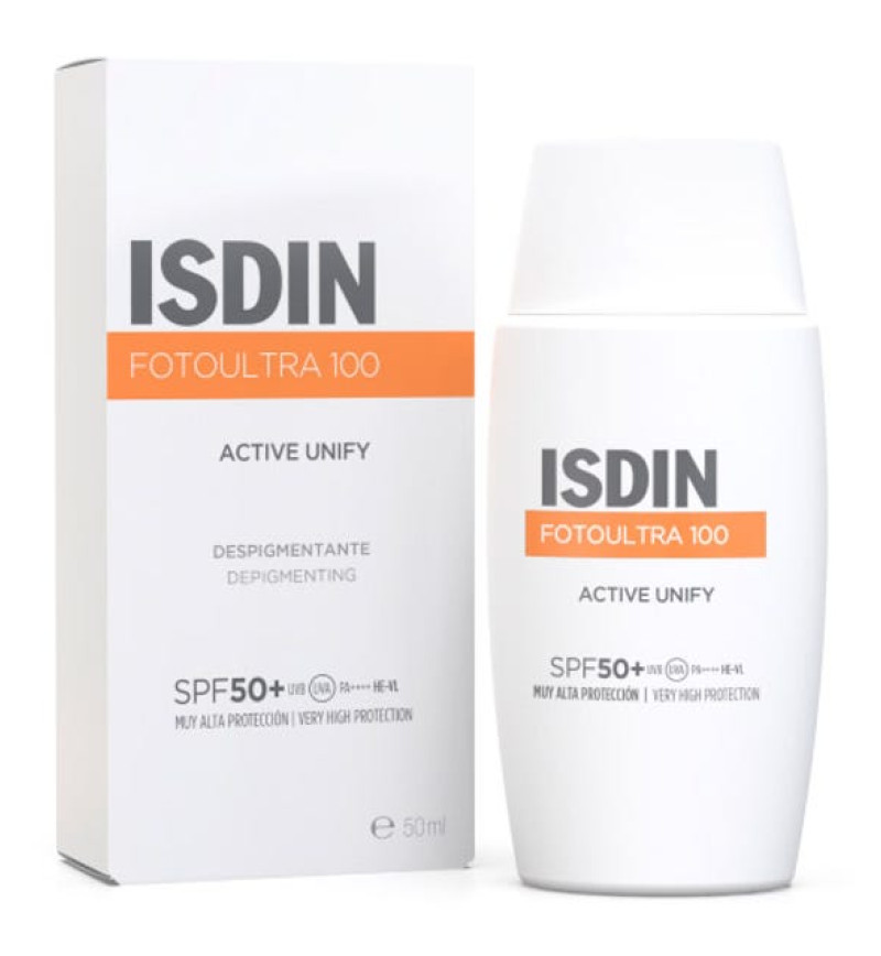 ISDIN FotoUltra 100 Active Unify Fusion Fluid SPF50+ 50 ml