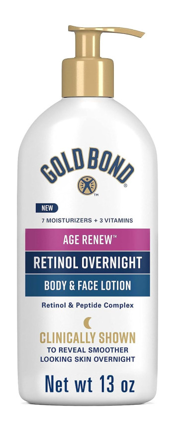 Gold Bond Age Renew Retinol Overnight Loción corporal y facial 368 g