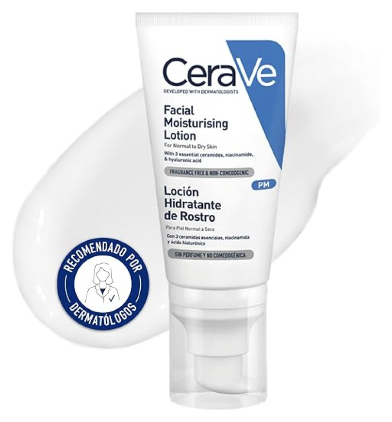 CeraVe Loción Hidratante Facial PM 52 ml