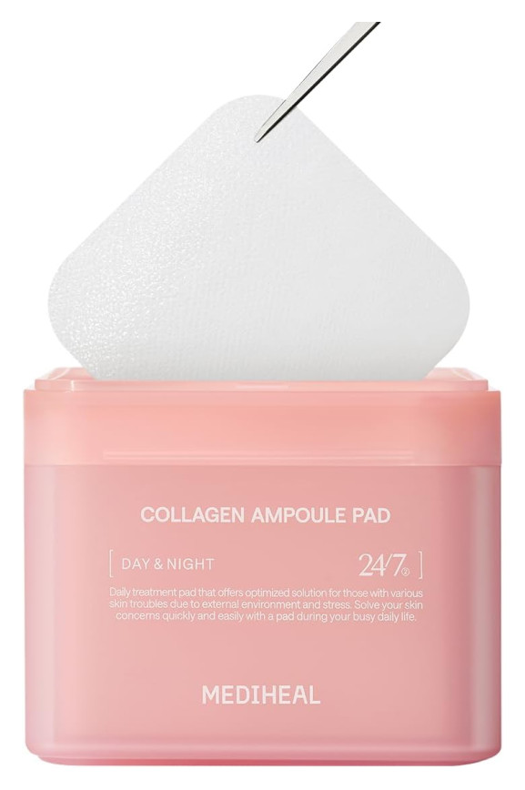 MEDIHEAL Collagen Ampoule Pad 100 unidades