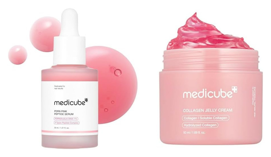 Medicube PDRN Pink Peptide Serum + Collagen Jelly Cream