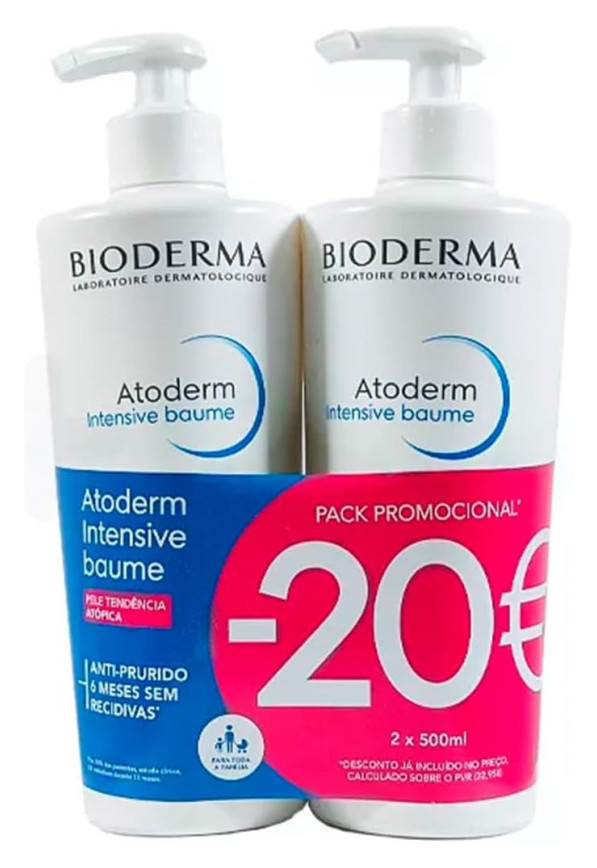 Bioderma Atoderm Intensive Baume, pack 2 × 500 ml