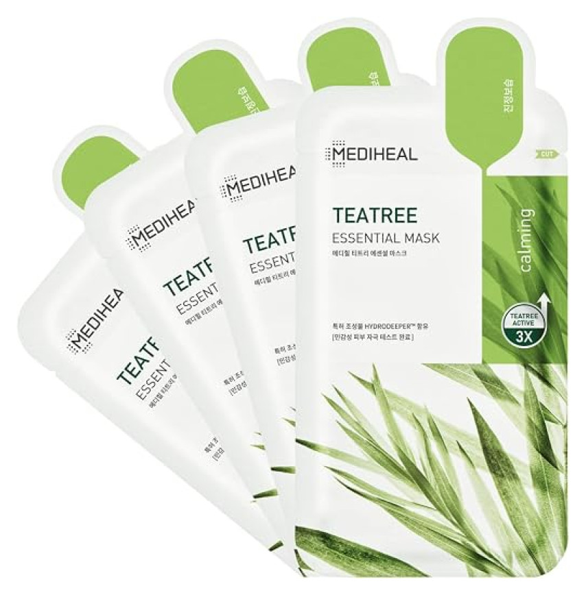 Máscara Facial Tea Tree Mediheal – 4 Piezas