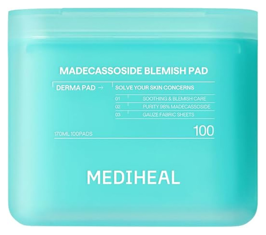 MEDIHEAL Madecassoside Blemish Pad 100 unidades